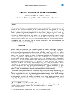 CO2 Emission Statistics for the World Commercial Fleet