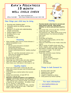 New things your child may be doing&hellip;