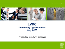 Top 10 Tips Presentation LVRC