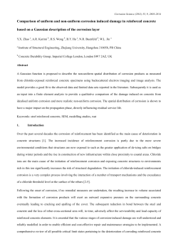 Comparison of uniform and non-uniform corrosion induced damage