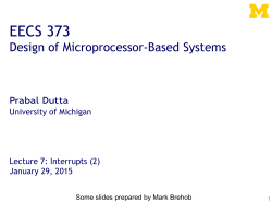 PPT - EECS @ Michigan - University of Michigan