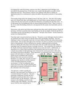 In designing the center the primary concerns were that 1