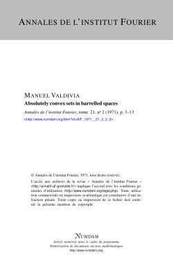 Absolutely convex sets in barrelled spaces