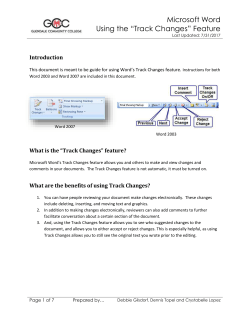 How do I accept or reject changes?