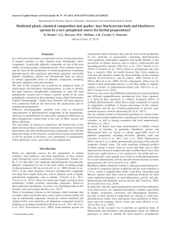 Medicinal plants, chemical composition and quality