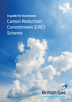 Carbon Reduction Commitment (CRC) Scheme