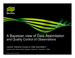 A Bayesian view of Data Assimilation