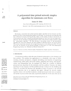 A polynomial time primal network simplex algorithm