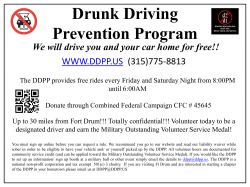 New York - Drunk driving prevention program