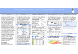 Improving probability impact diagram matrices