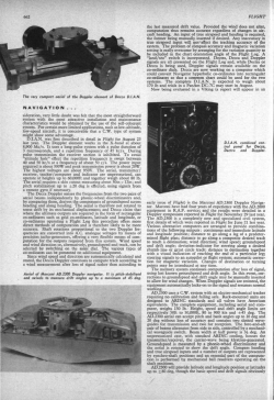 FLIGHT NAVIGATION . . . sideration, very little doubt
