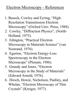 Electron Microscopy