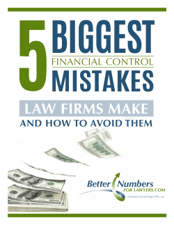 LAW FIRMS MAKE - Concierge CPA`s, Inc.