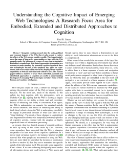 Understanding the Cognitive Impact of Emerging