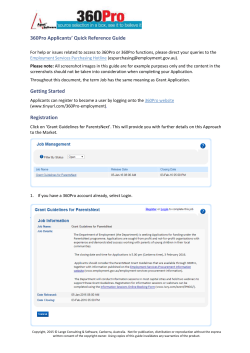 DOCX file of 360Pro Applicants Quick Reference Guide