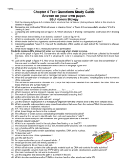 Ch 4 Test Questions Study Guide