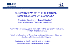 an overview of the chemical composition of biomass