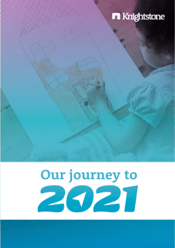 Our journey to 2021 - Knightstone Housing
