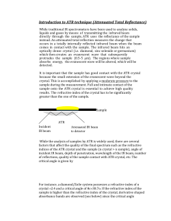 Operating the Agilent Cary 660 FTIR