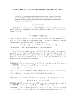 CHARACTERIZATIONS OF BOUNDARY PLURIPOLAR HULLS 1