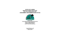 state of florida manufactured gas plant assessment and remediation