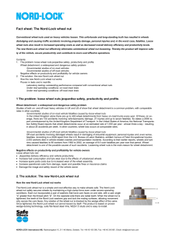 Fact sheet: The Nord-Lock wheel nut (.ashx word document).