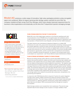 Model AG produces a wide range of innovative, high