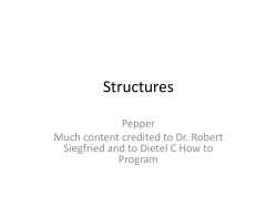 C Structures
