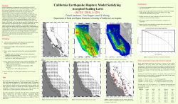 California Earthquake Rupture Model Satisfying Accepted Scaling