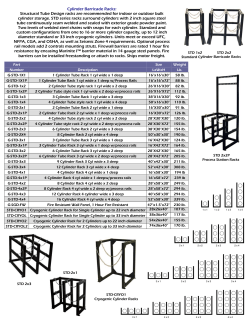 Cylinder Barricade Racks: Structural Tube Design racks are