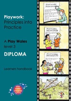 diploma - Play Wales