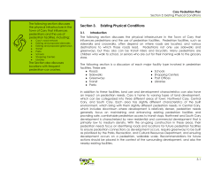 Section 3. Existing Physical Conditions