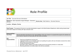 Job Title: Recruitment Support Administrator