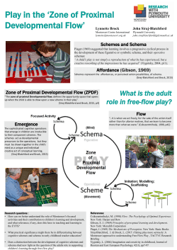 Play in the `Zone of Proximal Developmental Flow`