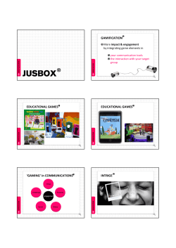 GAMIFICATION EDUCATIONAL GAMES EDUCATIONAL GAMES