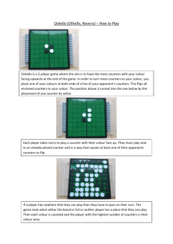 Oshello (Othello, Reversi)