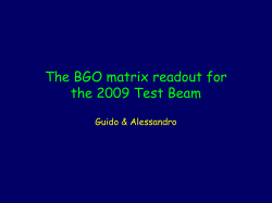 Measure Cerenkov component by means of light