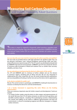 Measuring Soil Carbon Quantity