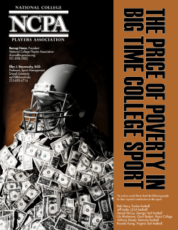 poverty - National College Players Association
