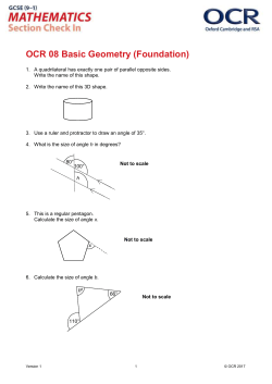 OCR GCSE (9-1) Mathematics Check In 08 Foundation