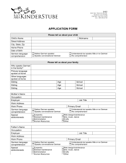 Application Form