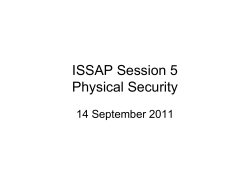 ISSAPSession5 - Silver Bullet Solutions, Inc.