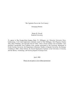 The Capitalist Firm
