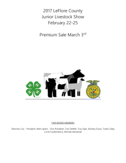 2005 LeFlore County Junior Livestock Show