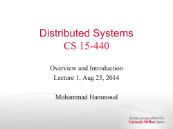 Distributed Systems