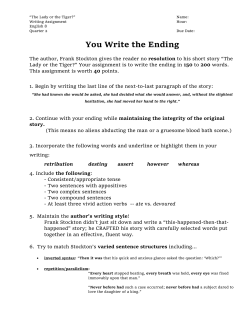 TLOTT Writing Assignment