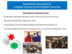 Peekskill City School District: A System Focused on Every Student