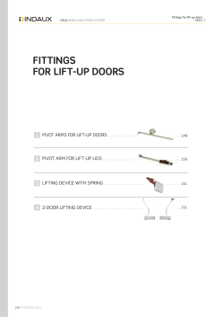 fittings for lift-up doors