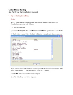 Code::Blocks Installation