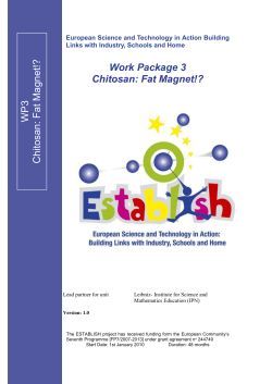Chitosan from Chitin by alkaline hydrolysis